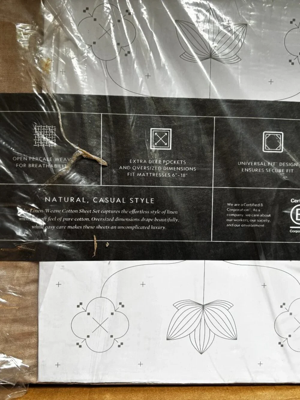 Malouf Linen-Weave Cotton King sheets